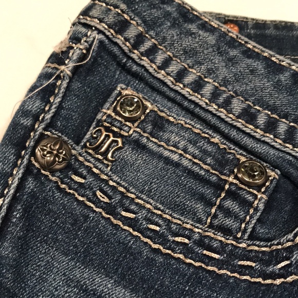 Miss Me Signature Capri Cropped Jeans Size 31 - Picture 8 of 16